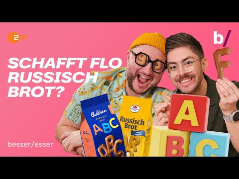 Russisch Brot Challenge: Flo backt sich das Alphabet