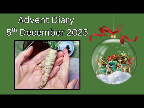 DIY Parsnip for Advent Garland Day 5