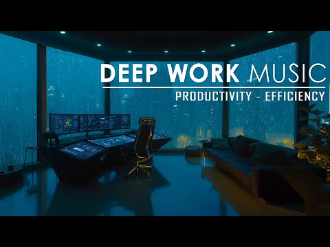 Deep Work Music Under the Night City Rain — Sounds That Enhance Focus and Improve Productivity