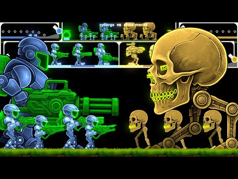 Group X: Skele-Mechs vs Cyborgs vs Steampunk