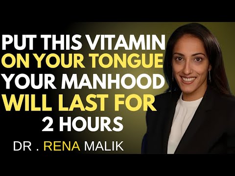 PUT This VITAMIN Under Your Tongue For Testosterone Boost After 50! DR.RENA MALIK!