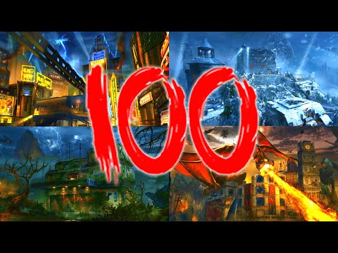 Round 100 On Every BO3 Zombies Map In 2022