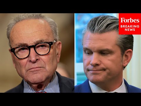 'What Exactly Is He Trying To Hide?': Schumer Demands Hegseth Show Unedited Boat Strike Footage