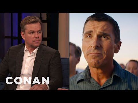 Matt Damon On Acting Alongside His "Ford v Ferrari" Co-Star Christian Bale | CONAN on TBS