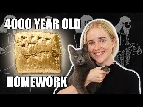 This is what the world's oldest homework looks like