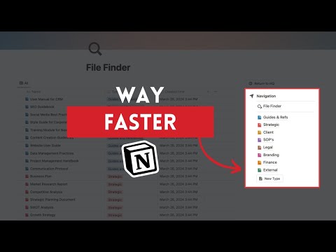 Creating a File Finder in Notion