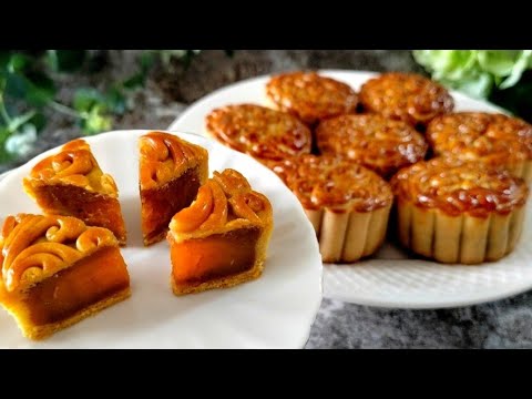 莲蓉月饼（下） 两种面粉做月饼，后悔没有早知道 Mooncake with homemade lotus seed paste #广式月饼