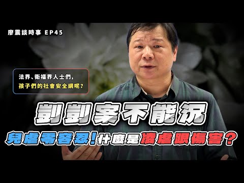 剴剴案不能沉！法界、衛福界人士們，孩子們的社會安全網呢？｜#廖震談時事 EP45