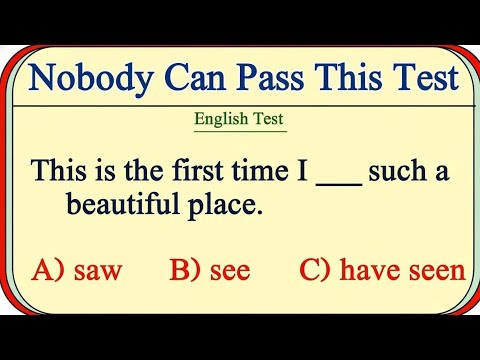 Nobody Can Pass This English Test | First Time Grammar Challenge