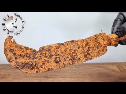 Machete Restoration - Rust Bluing [Transformation To A Bunka]
