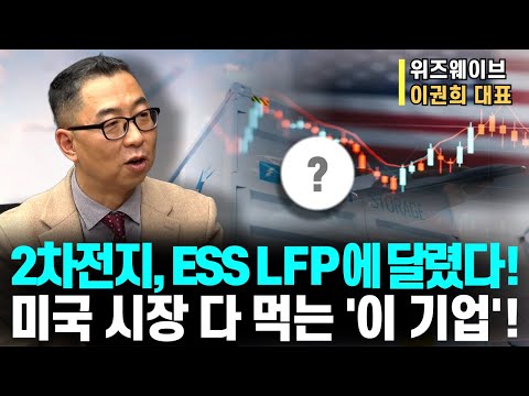 2차전지는  ESS와 LFP 배터리에 달렸다!ㅣ미국 시장 다 먹는 '이 기업'에 주목하라!ㅣ위즈웨이브 이권희 대표ㅣ예민수의 경제TALK #반도체#2차전지#주도주 투자전략