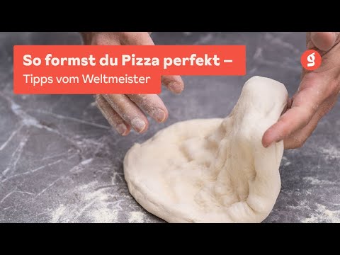 How to shape pizza perfectly - tips from the world champion