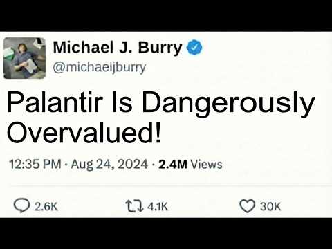 Michael Burry Just Dropped A Bombshell On Palantir