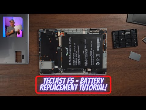 Teclast F5 Battery Replacement - Quick Tutorial