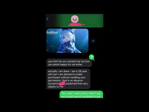 Weirdo Ruins Marriage Over Genshin Impact