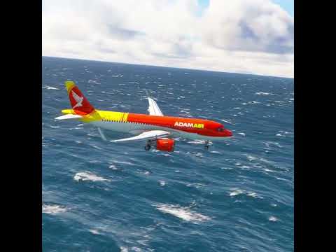 Impossible Landing!!! Amazing View before the Plane Landing eps.501