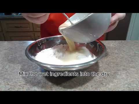 Making sourdough bread from scratch