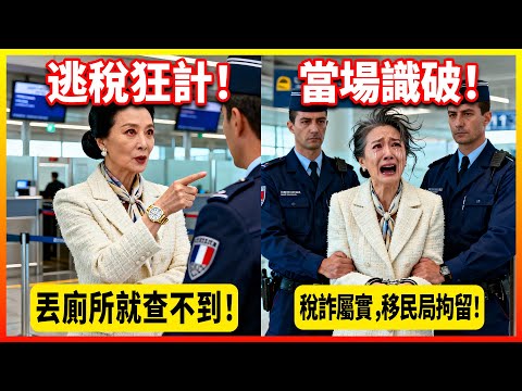 以為把名牌丟進廁所就能瞞天過海？中國老太太在登機前被喝令「站住！」整套逃稅計被拆穿！｜情感故事｜家庭故事｜有聲小說