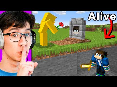 Why I FAKED My Death in Minecraft…