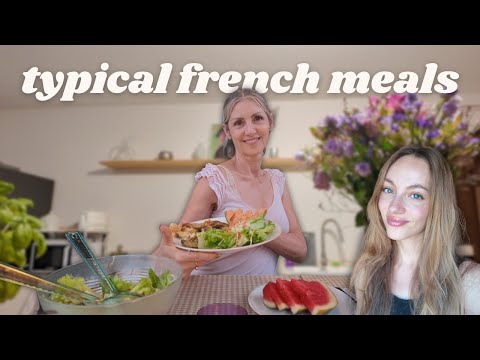 What my French mom eats in a day: typical French meals from Provence + French recipes #2!  Edukale