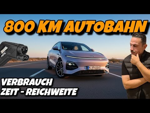 BMW schon out? Xpeng G6 Facelift 800 km Autobahn-Test- Ladezeit - Verbrauch #ev 