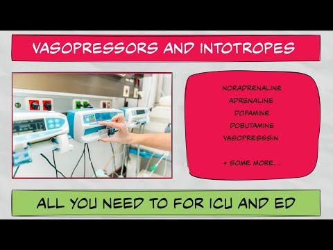 Vasopressors and Inotropes in ICU and ED, all you need to know.