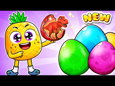 Dinosaurs Surprise Eggs 🦖 Dinosaurs Become Alive | YUM YUM - Funny Kids Songs