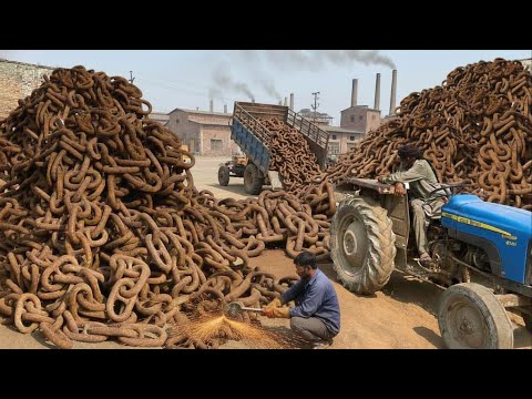 Incredible Factory Process of Making Pickaxes From Ship Anchor Chains