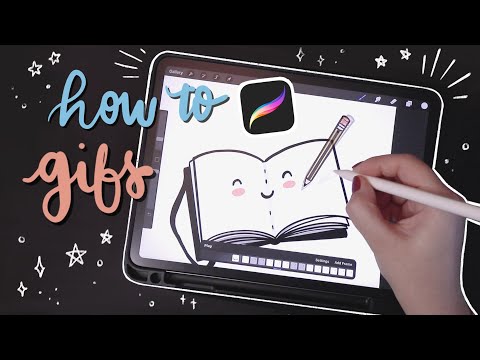 How I Make Animated Gifs on Procreate 🌼