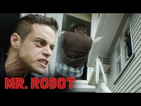 Elliot Pushes Mr. Robot Out A Window | Mr. Robot