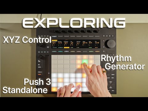 Ableton Push 2.3: XYZ Control + Rhythm Generator = Happy Accident Heaven!