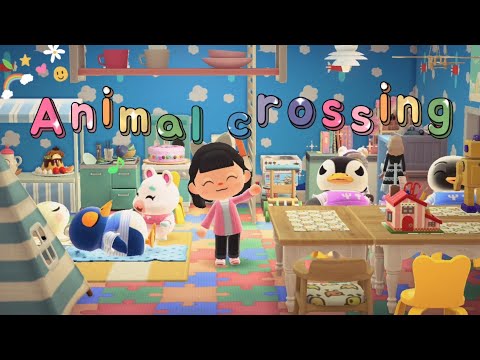 Animal crossing x Vlog Decorating My Kindergarten 🌟#acnh #vlog #animalcrossing 