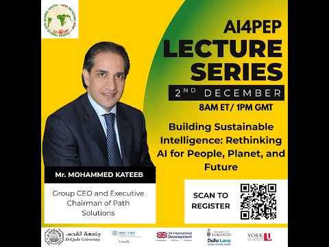 AI4PEP Lecture Series - Building Sustainable Intelligence