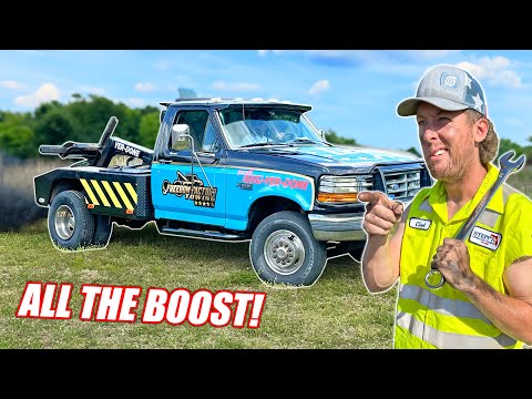 We TRIPLED The Horsepower On Our Tow Truck!!! (RIP Driveshaft)