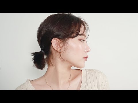 ENG CC) Easy Low Ponytail for SHORT Hair ♡ Coco Riley