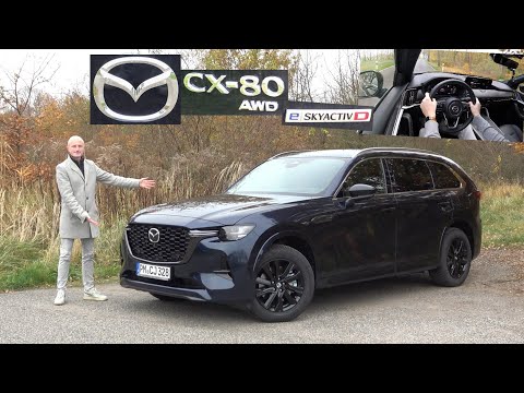 Der neue Mazda CX-80 im Test - Von gestern oder richtig modern? Review Kaufberatung - 254 PS R6 D