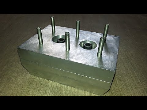 How to make any aluminum mold for fishing floats