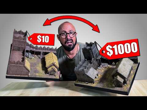 $1000 vs  $10 – The Ultimate Warhammer Terrain Challenge!