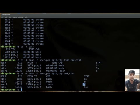 process parameters in linux | ps command in linux