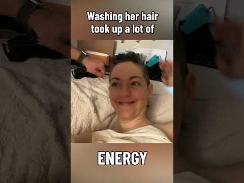 Dianna shaves her hair off - ME/CFS