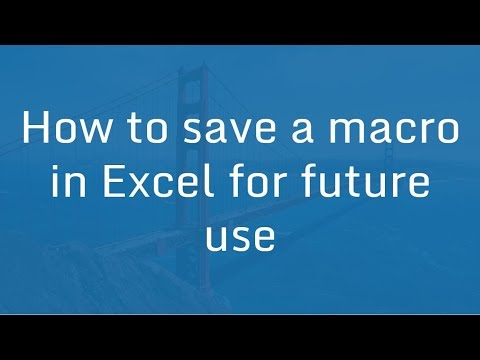How to Save a Macro in Excel for future use | Excel VBA Macro in Hindi
