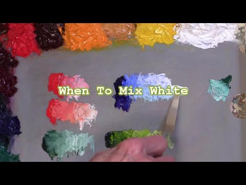 Quick Tip 363 - When To Mix White