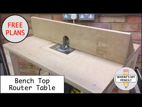 Bench Top Router Table Build - FREE PLANS