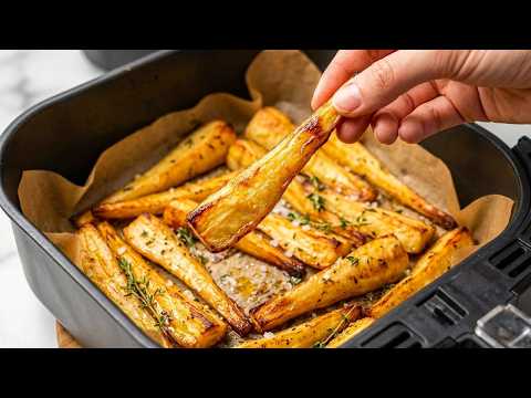 I Stopped Making Potato Fries After Trying This Trick! Air Fryer Parsnip Fries Turn Out Perfect!