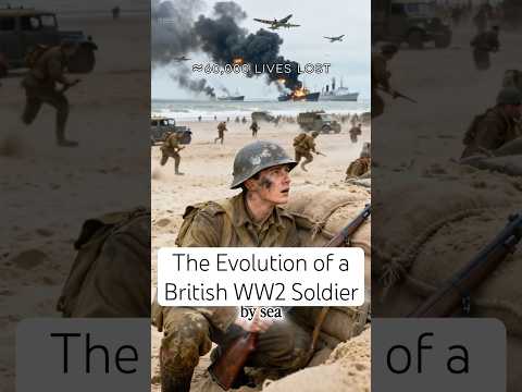 The Evolution of a British WW2 Soldier 🇬🇧 #remembrance