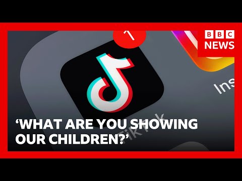 Bereaved parents hope for TikTok 'accountability' | BBC News