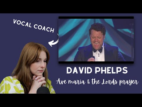 Danielle Marie Reacts to David Phelps "Ave Maria and The Lords Prayer"