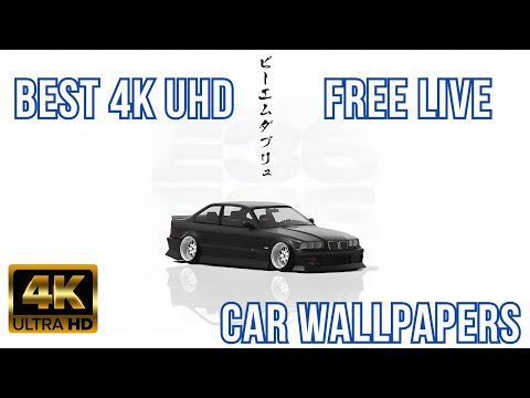 BMW E36 4K Live Wallpaper – 3-Hour Live Screensaver | Minimalist Car Background