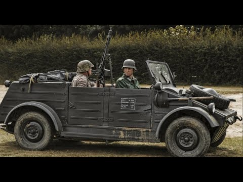 Немецкий военный автомобиль Volkswagen Kubelwagen Тип 82. Кюбельваген