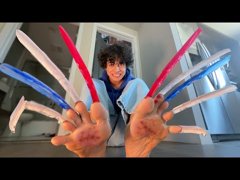 i got 12 inch toenails...